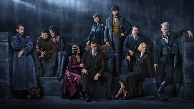 The cast of Fantastic Beasts: The Crimes of Grindelwald