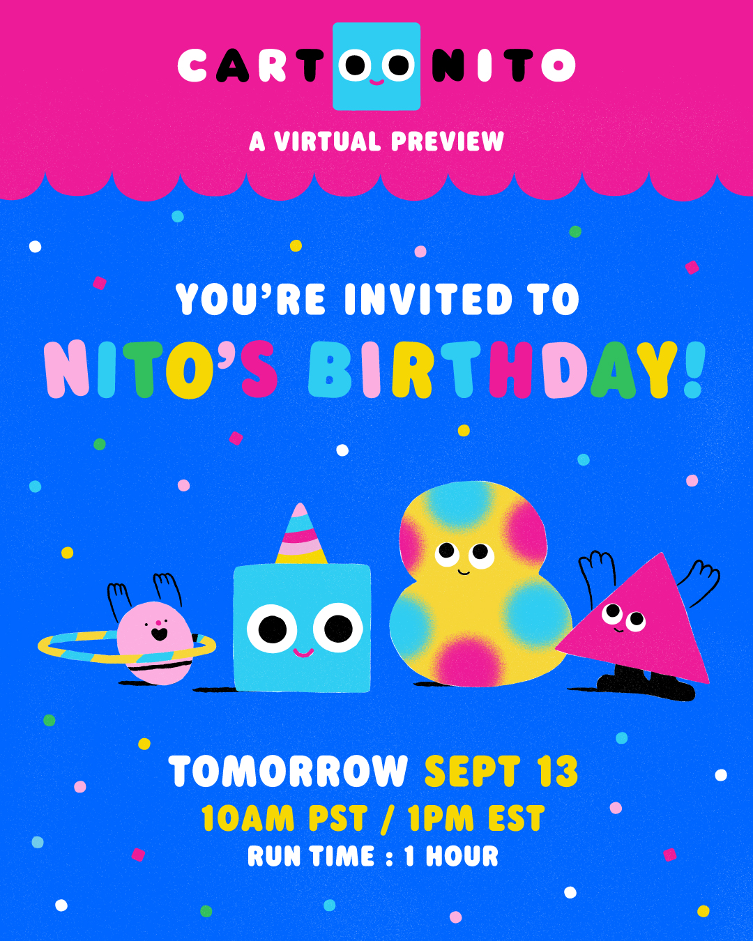 Cartoonito - Nito's Birthday Virtual Preview