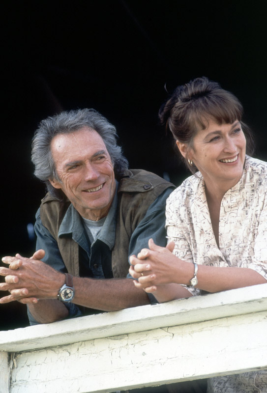 Clint Eastwood and Meryl Streep in "The Bridges of Madison County"