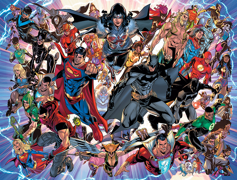 Interior artwork from Infinite Frontier #0 by John Timms and Alex Sinclair