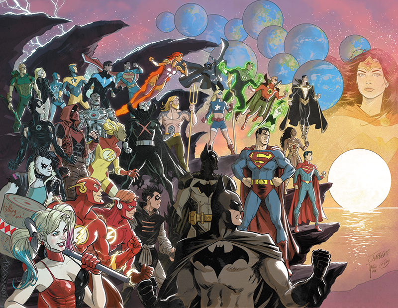 Cover of Infinite Frontier #0, by Dan Jurgens and Mikel Janín