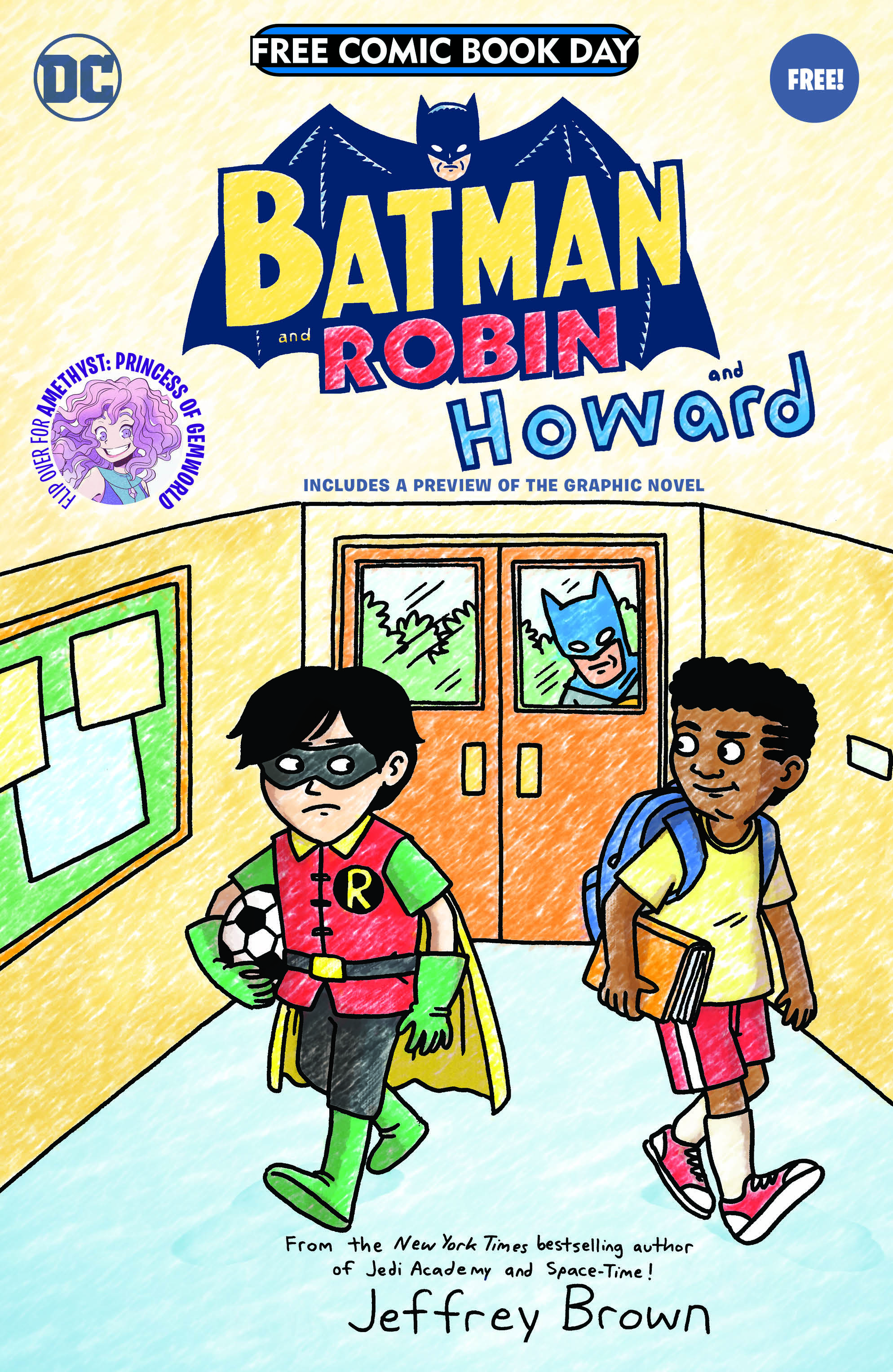 BATMAN & ROBIN AND HOWARD / AMETHYST: PRINCESS OF GEMWORLD SPECIAL EDITION FLIPBOOK BATMAN & ROBIN AND HOWARD / AMETHYST: PRINCESS OF GEMWORLD SPECIAL EDITION FLIPBOOK