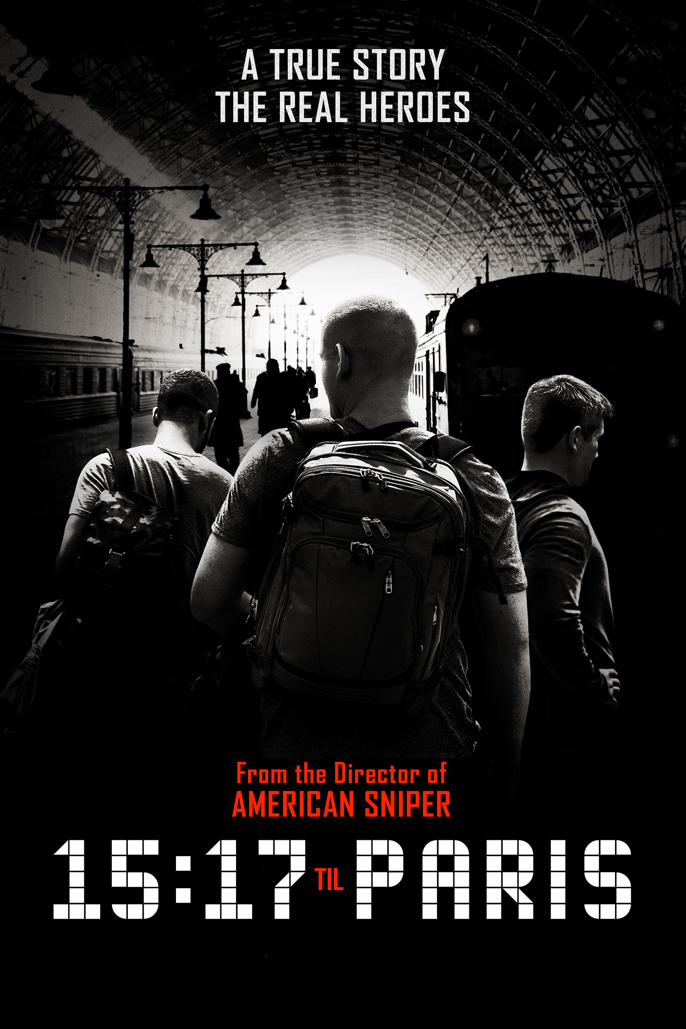 the 15:17 to Paris poster