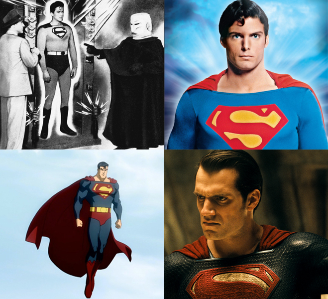 Superman throughout the years